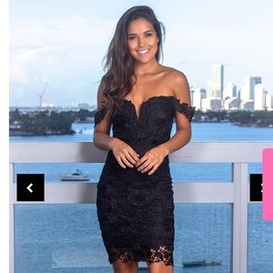 Cute black cocktail dress!